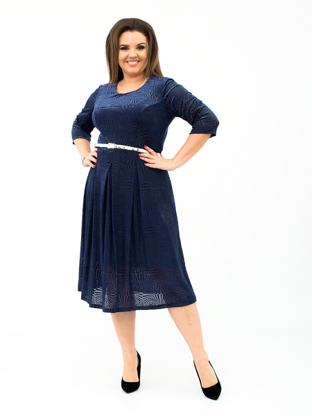 Платье женское модель 338Синий