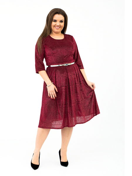 Платье женское модель 338-2Бордовый