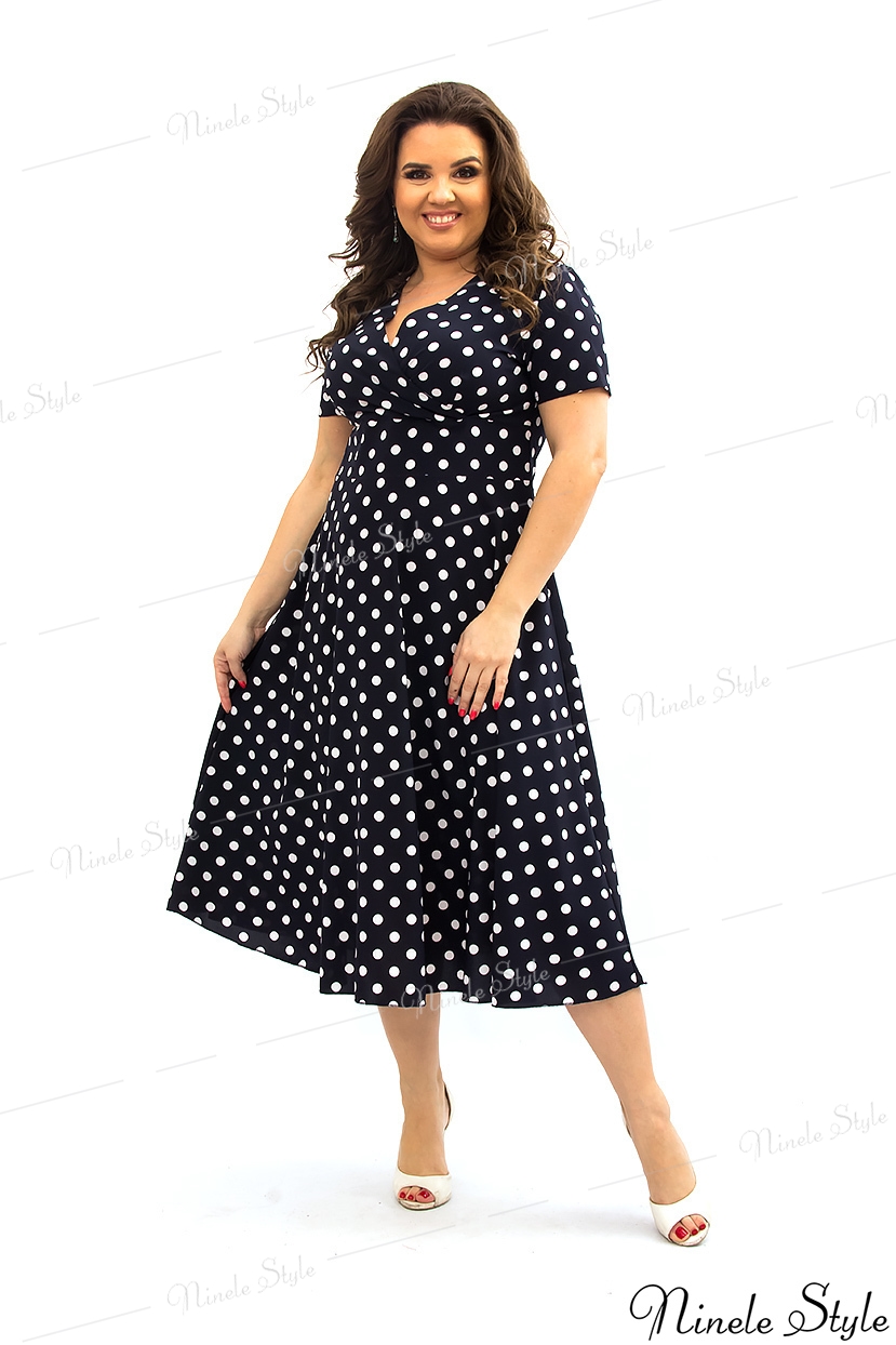 Синий,Темно-синий,В горошек