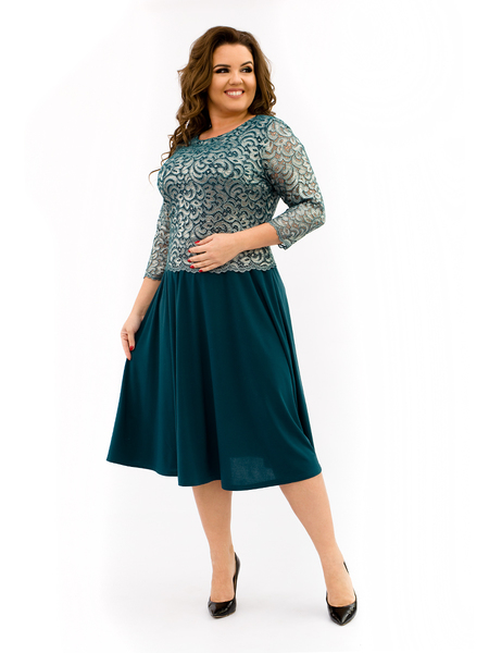 Платье женское модель 322-3Зеленый