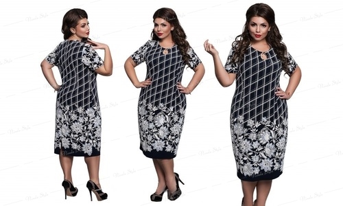 Платье женское №190-2Голубой