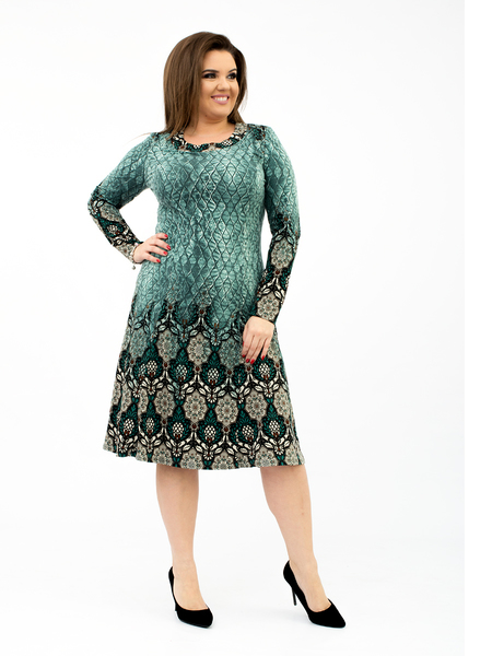 Платье женское  №158Зеленый