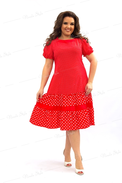 Платье женское модель 196-3Красный
