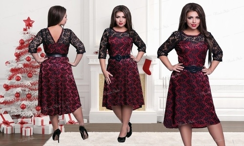 Платье женское №182-1Красный