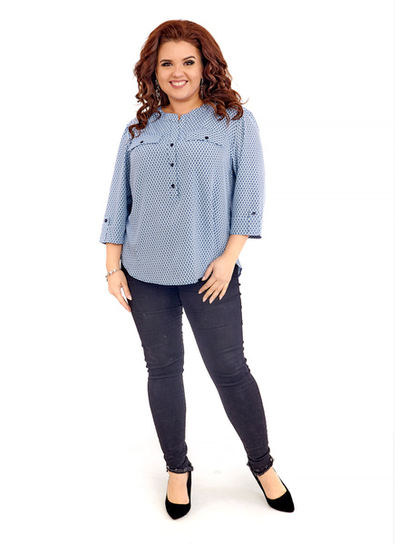 Блузка женская 416-3Светло-серый